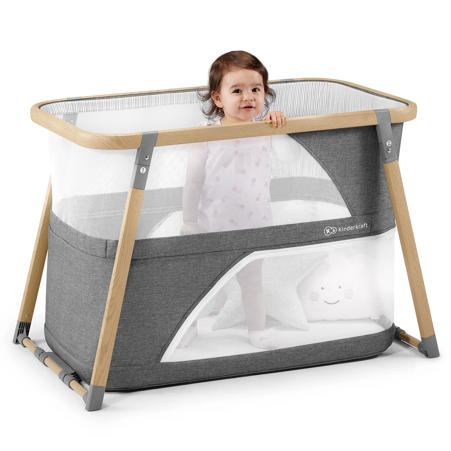 Kinderkraft Sofi 4in1 Grey Crib 15 Kinderkraft Sofi 4in1 Grey Crib - Image 13