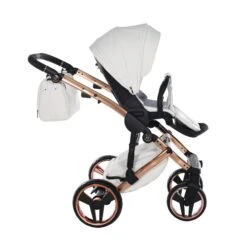 Junama Handcraft Enzo 2 In 1 Pram – White Rose Gold -Baby Products 2024 01 16 53303 scaled 1
