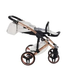 Junama Handcraft Enzo 2 In 1 Pram – White Rose Gold -Baby Products 2024 01 16 53307 scaled 1