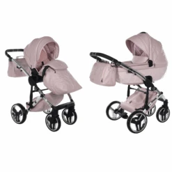 Junama Handcraft Enzo 2 In 1 Pram – Pink
