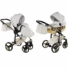 Junama Handcraft Enzo 2 In 1 Pram – White Gold