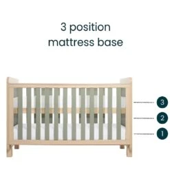 Tutti Bambini Kuba Cot Bed – Pickled Oak/Sage Weave -Baby Products 567UJ
