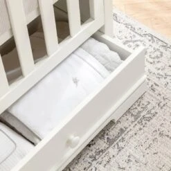 Mamas & Papas Oxford White Cot Bed With Premium Pocket Spring Mattress -Baby Products 67997 1