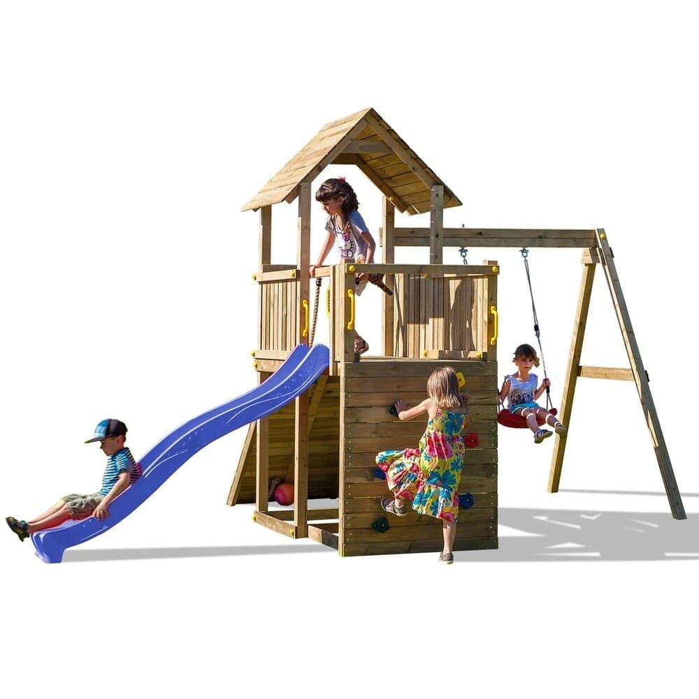 Shire Adventure Peaks Wooden Climbing Frame Fortress 3 5 Shire Adventure Peaks Wooden Climbing Frame Fortress 3 - Image 3