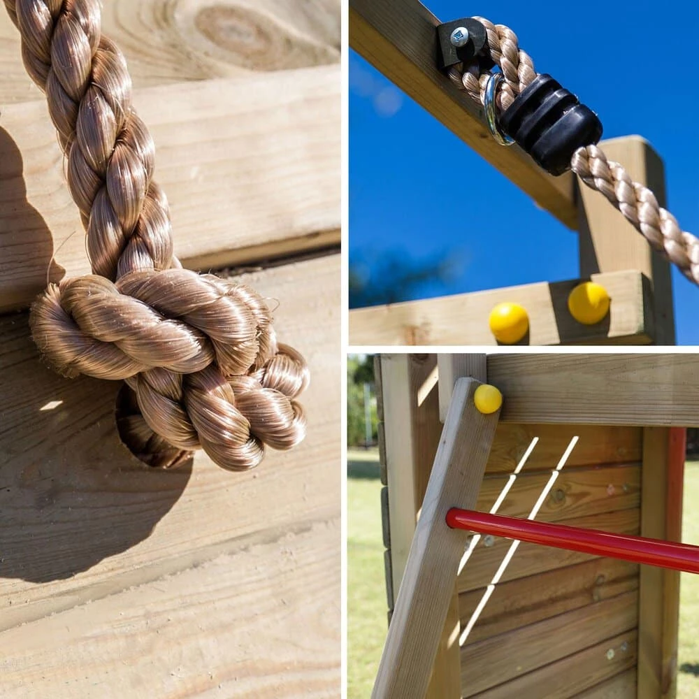 Shire Adventure Peaks Wooden Climbing Frame Fortress 3 13 Shire Adventure Peaks Wooden Climbing Frame Fortress 3 - Image 11
