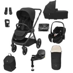 Maxi-Cosi Oxford Pebble 360 Pro 2 Bundle β Twillic Black