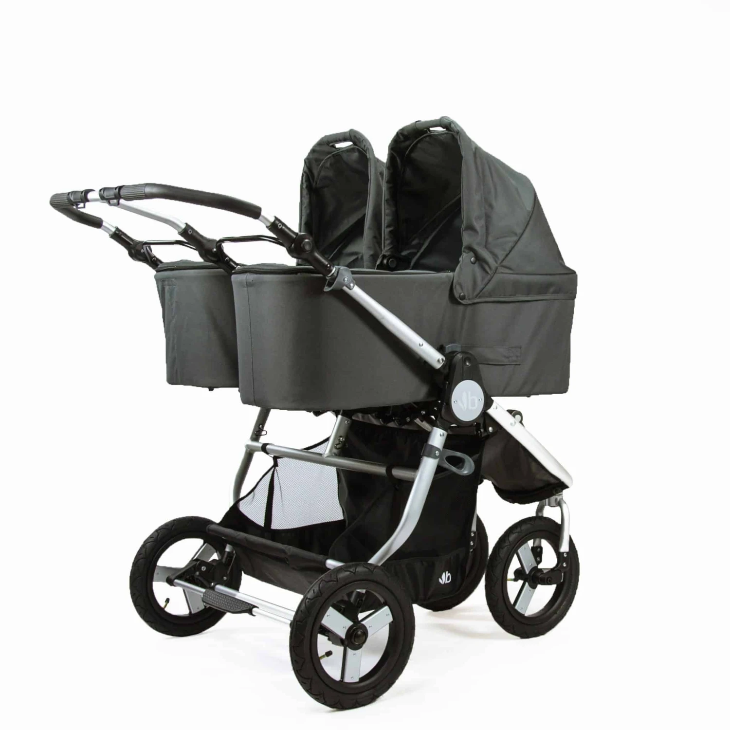 Bumbleride Indie Twin Carrycot – Dawn Grey 4 Bumbleride Indie Twin Carrycot – Dawn Grey - Image 2