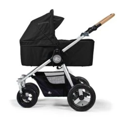 Bumbleride Era 2 In 1 Pram – Silver/Black -Baby Products Bumbleride Era Silver Black 6 Bassinet Attached scaled 1