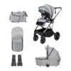 Babymore Chia Pram Pushchair – Pearl Grey 2 Babymore Chia Pram Pushchair – Pearl Grey -Baby Products Chia Pram Pushchair – Pearl Grey 2