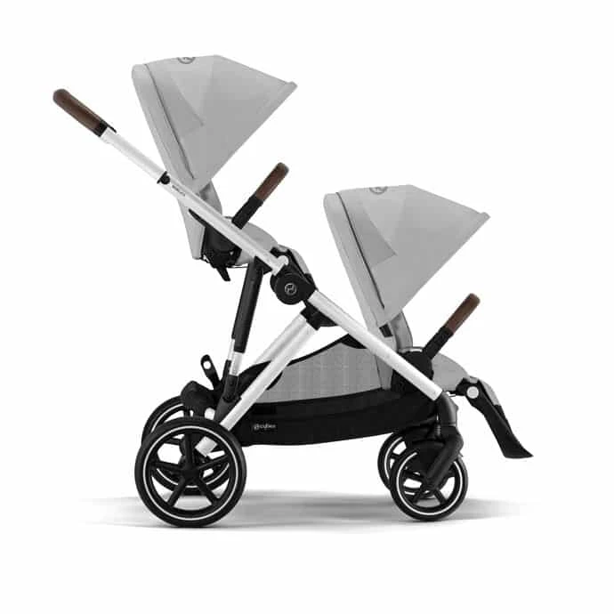 Cybex Gazelle S Twin Pushchair Lava Grey With Second Seat 3 Cybex Gazelle S Twin Pushchair Lava Grey With Second Seat