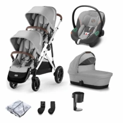 Cybex Gazelle S Newborn And Toddler Bundle Lava Grey