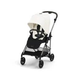 Cybex Melio Travel System Canvas White -Baby Products Cybex Melio Pushchair Canvas White