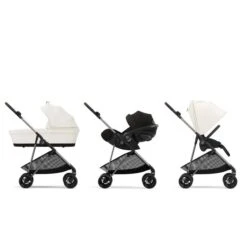 Cybex Melio Travel System Canvas White -Baby Products Cybex Melio Pushchair Canvas White 8