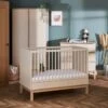 Obaby Astrid 4in1 5 Piece Nursery Room Set/Mattress/Shelf – Satin/Oak -Baby Products DFHRYT