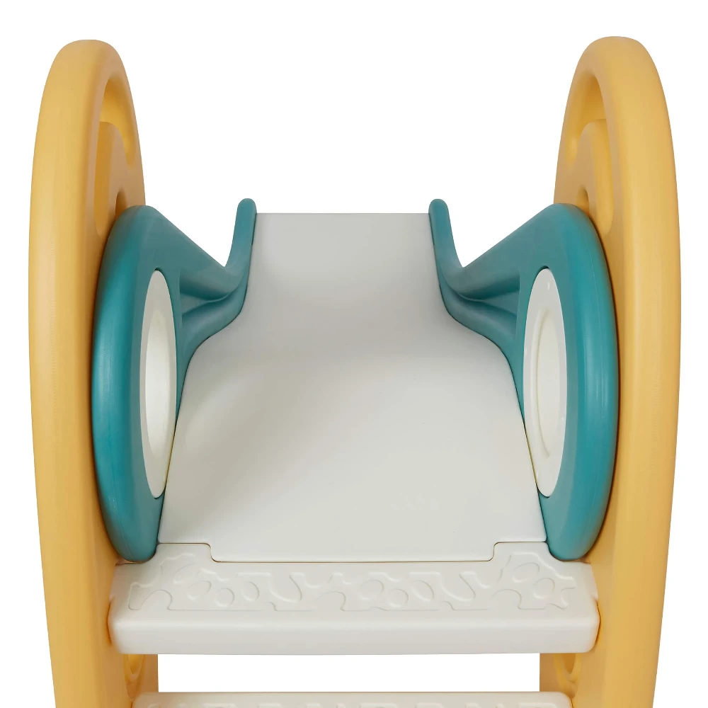 Liberty House Toys Green And Gold Kids Rocket Slide 5 Liberty House Toys Green And Gold Kids Rocket Slide - Image 3