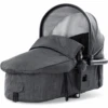 Hauck Duett 3 Carrycot – Melange Black -Baby Products Hauck Duett 3 Tandem Carrycot Melange Black