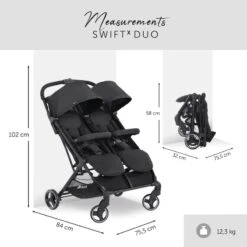Hauck Swift X Duo – Black 15 Hauck Swift X Duo – Black -Baby Products Hauck swift x duo black 7