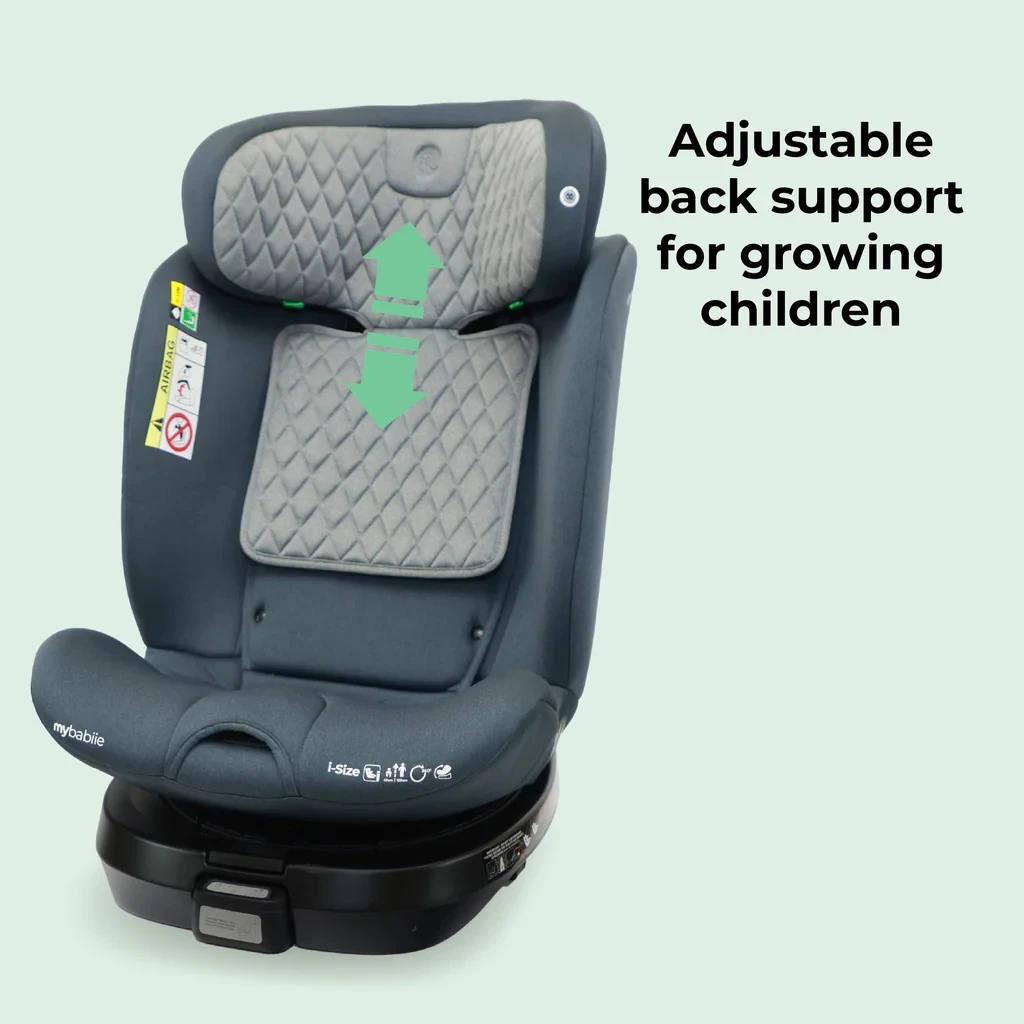My Babiie I-Size (40-150cm) Spin Car Seat – Slate Blue 7 My Babiie I-Size (40-150cm) Spin Car Seat – Slate Blue - Image 5