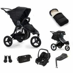 Bumbleride Indie Cabriofix Travel System – Matte Black