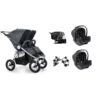 Bumbleride Indie Twin Travel System Bundle – Dawn Grey -Baby Products Indie Twin dawn grey twin travel system scaled 1