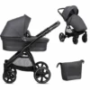 Noordi Sole Go 2in1 Pram – Black