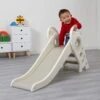 Liberty House Toys Kids Foldable Rocket Slide White 1 Liberty House Toys Kids Foldable Rocket Slide White -Baby Products LHT191WH white and grey rocket slide lifestyle jamie 2 900x