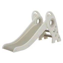 Liberty House Toys Kids Foldable Rocket Slide White -Baby Products LHT191WH white and grey rocket slide product 1 900x