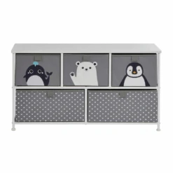 Liberty House Toys Arctic 5 Drawer Kids Storage Chest 14 Liberty House Toys Arctic 5 Drawer Kids Storage Chest -Baby Products MKMK