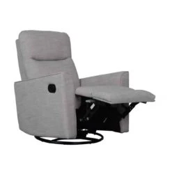 Obaby Savannah Swivel Glider Recliner Chair – Pebble -Baby Products Obaby Savannah Swivel Glider Recliner Chair Pebble 4