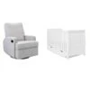 Obaby Stamford Classic Sleigh Cot Bed And Madison Swivel Glider Recliner Chair -Baby Products Obaby cot bed and reclining chair