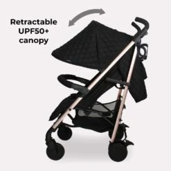 My Babiie Plus Stroller Quilted Black -Baby Products SGEY4U7