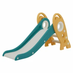 Liberty House Toys Green And Gold Kids Rocket Slide 22 Liberty House Toys Green And Gold Kids Rocket Slide -Baby Products TU6U