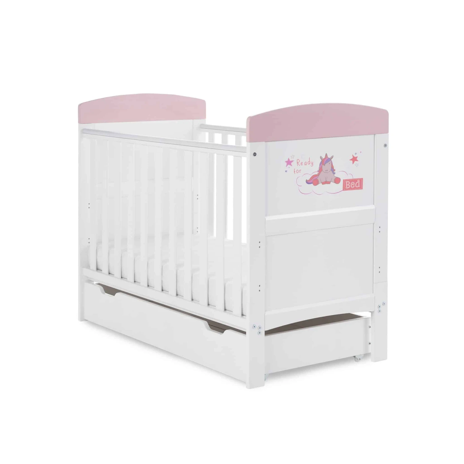 Obaby Unicorn 4 In 1 Cotbed With Underdrawer 3 Obaby Unicorn 4 In 1 Cotbed With Underdrawer