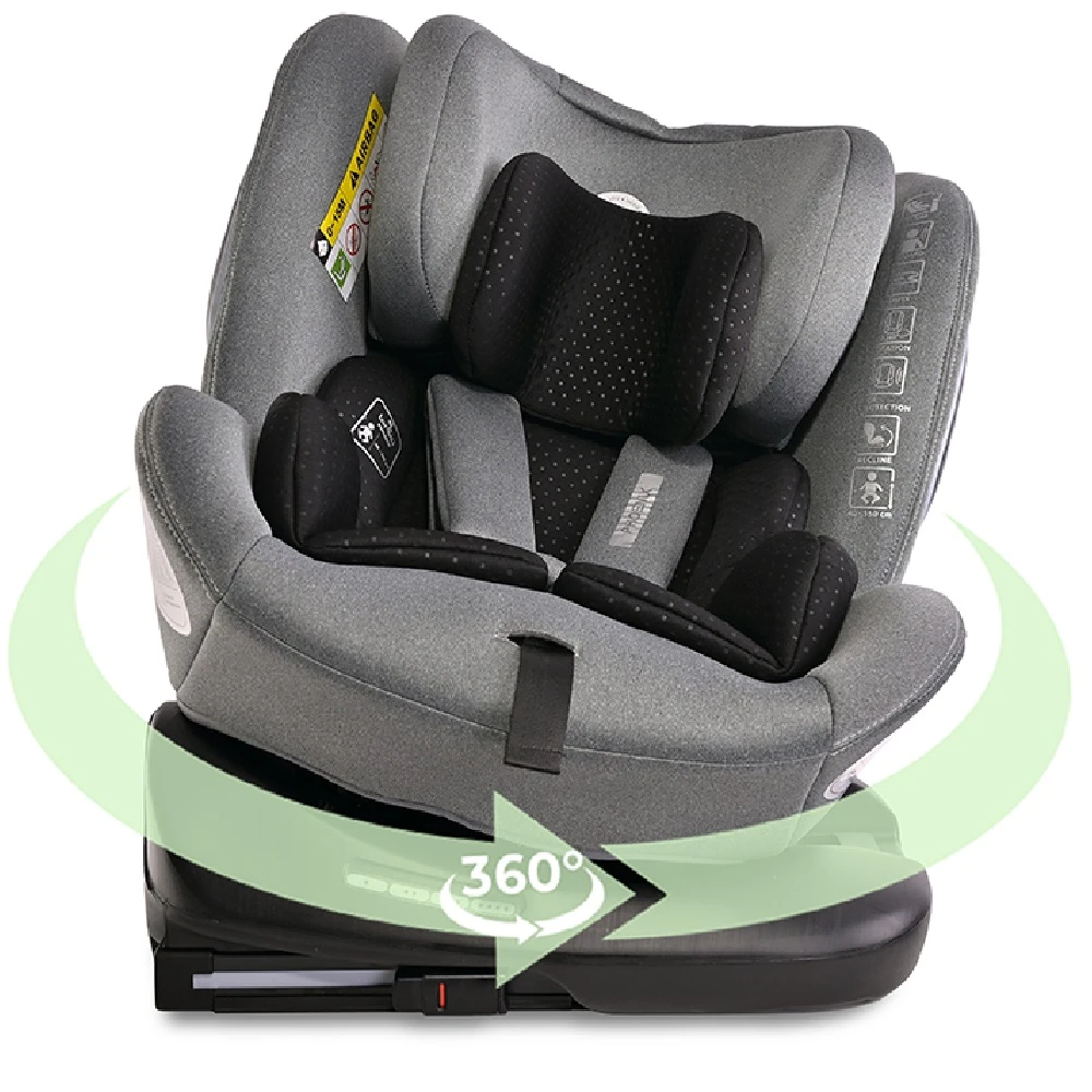 Lorelli PHOENIX I-Size ISOFIX 360 Car Seat – Black 6 Lorelli PHOENIX I-Size ISOFIX 360 Car Seat – Black - Image 4