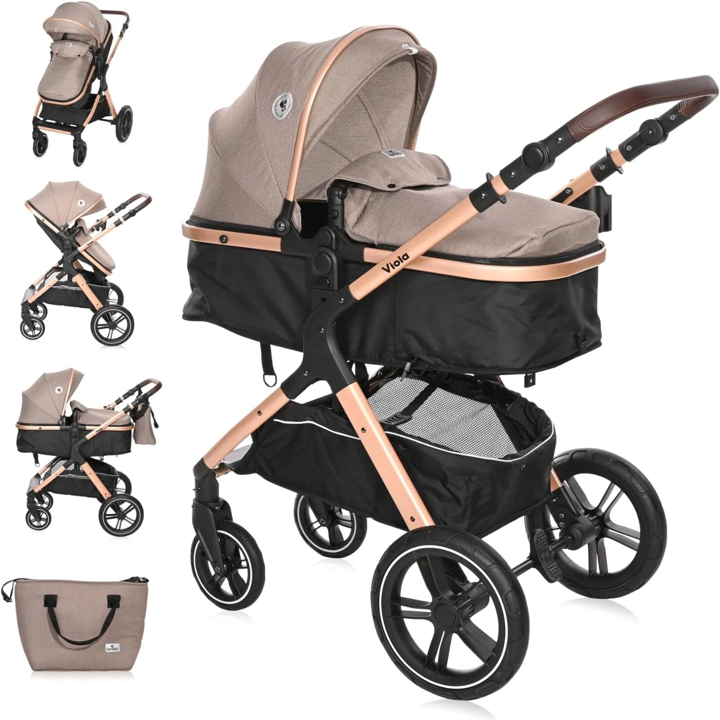 Viola 3 In 1 Travel System – Beige 3 Viola 3 In 1 Travel System – Beige