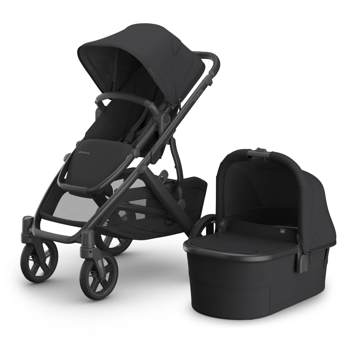 UPPAbaby VISTA V3 Double Pushchair And Carrycot –Jake 4 UPPAbaby VISTA V3 Double Pushchair And Carrycot –Jake - Image 2