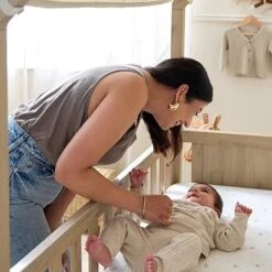 Tutti Bambini Casa Mini House Cot Bed – Harvest Oak -Baby Products W34 1