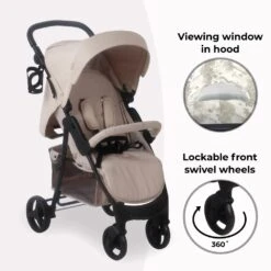 My Babiie Plus Pushchair – Oatmeal -Baby Products asder