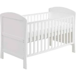 Babymore Aston Dropside Sleigh Cot Bed 2 Piece Nursery Room Set – White 15 Babymore Aston Dropside Sleigh Cot Bed 2 Piece Nursery Room Set – White -Baby Products babymore aston dropside cot bed in white 3 1