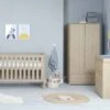 Babymore Luno 4 Piece Nursery Room Set – Oak -Baby Products babymore luno 3 piece nursery room set oak scaled 1
