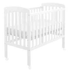 Babymore Space Saver Cot – White -Baby Products babymore space saver white 3