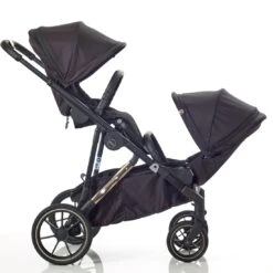 Mee-Go UNO+ Twin Tandem Maxi-Cosi Travel System Bundle Black/Rose -Baby Products bfhry