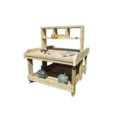 Children’s Outdoor Wooden Busy Beavers Bench