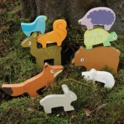 Le Toy Van Forest Animals Wooden Stacking Toy -Baby Products cc 1
