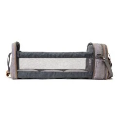 Bizzi Growin Travel Crib Changing Bag Windsor Grey -Baby Products changing pod grey 3