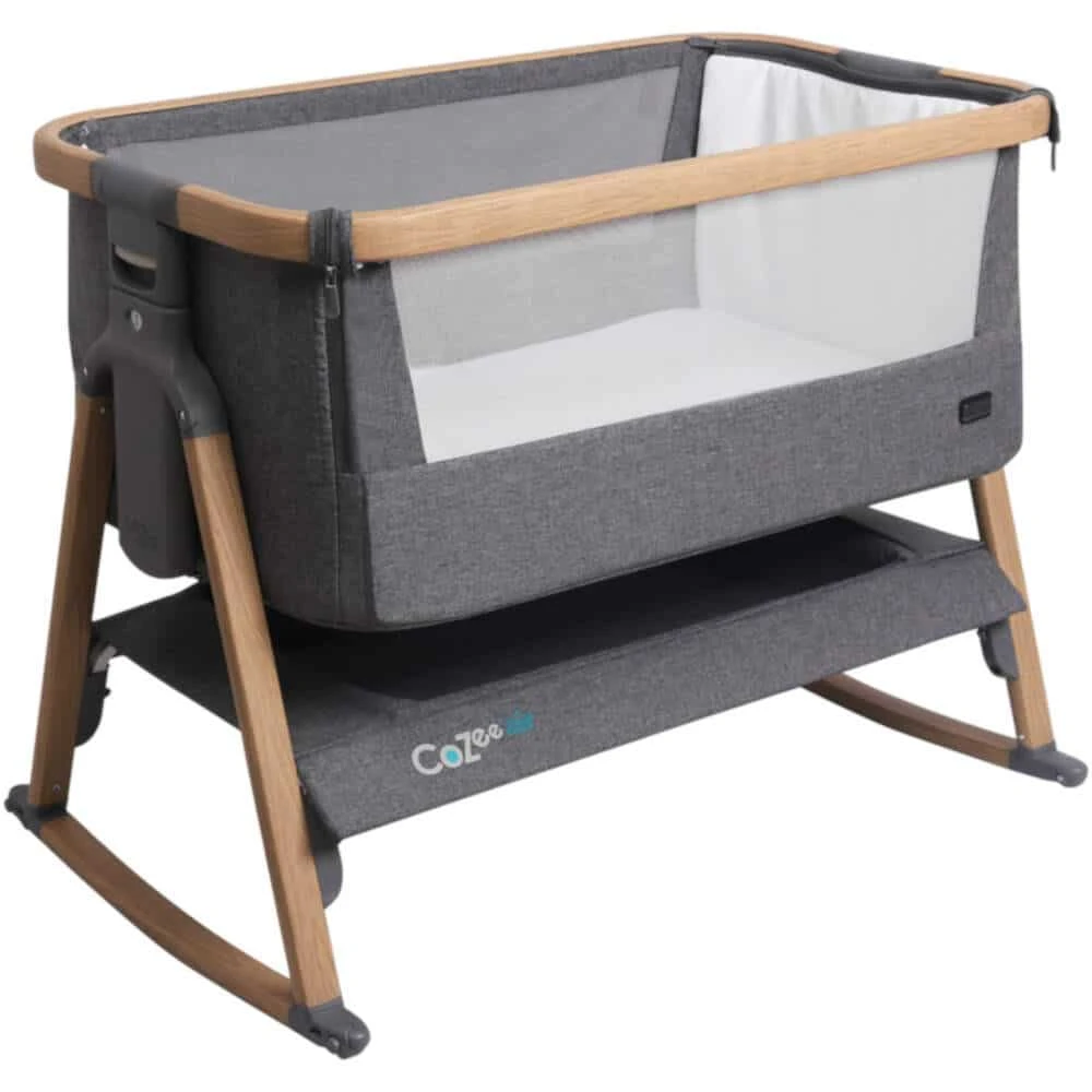 CoZee Air Bedside Crib – Oak 3 CoZee Air Bedside Crib – Oak