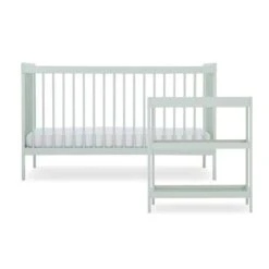 CuddleCo Nola 2 Piece Nursery Furniture Set β Sage Green
