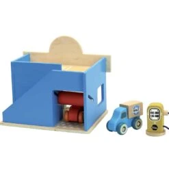 Vilac Wooden Transport Station Bundle 12 Vilac Wooden Transport Station Bundle -Baby Products dgddg
