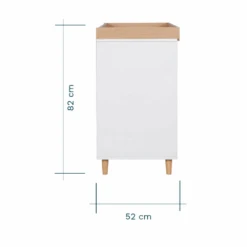 Tutti Bambini Fika 4in1 2 Piece Room Set – White/Light Oak 29 Tutti Bambini Fika 4in1 2 Piece Room Set – White/Light Oak -Baby Products ds353