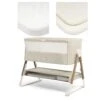 Mamas & Papas Lua Bedside Crib Fawn Bundle Oat And Spot